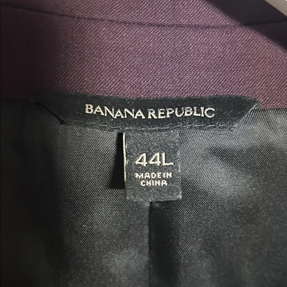 Banana Republic Men's Blazer - Deep Burgundy
